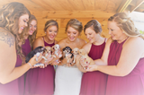 Bridesmaids Ditch The Flowers And Carry Rescue Puppies Down Aisle Instead To Help Them Find Homes